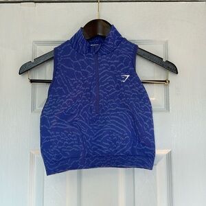 GYMSHARK Adapt mock neck long line sports bra